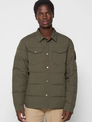 Kurtka puchowa Cross Sportswear khaki