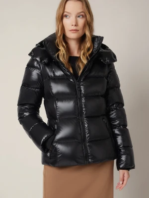 Kurtka Puchowa Czarna Izena Lancerto
