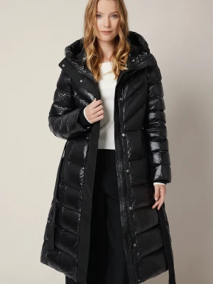 Kurtka Puchowa Czarna Vejen Lancerto