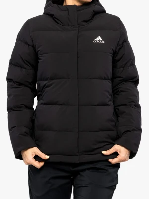 Kurtka puchowa damska adidas Helionic Hooded Jacket - black