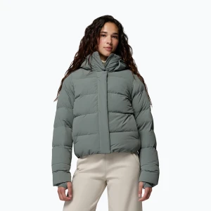 Kurtka puchowa damska Columbia Amaze Puff Hooded Sedona Sage Szary