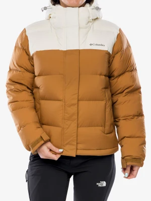 Kurtka puchowa damska Columbia Bulo Point II Down Jacket - camel brown/chalk crinkle