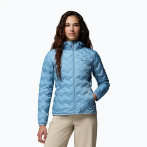 Kurtka puchowa damska Columbia Delta Ridge II Down Hooded rainy day Niebieski