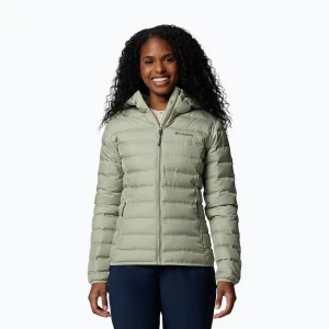 Kurtka puchowa damska Columbia Lake 22 II Down Hooded safari Beżowy