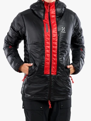 Kurtka puchowa damska Haglofs L.I.M ZT Down Jacket - zenith red/true black