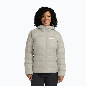 Kurtka puchowa damska Jack Wolfskin Ather Down Hoody pale sand