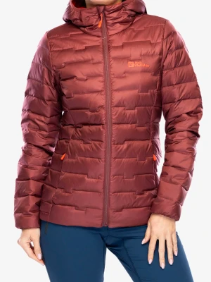 Kurtka puchowa damska Jack Wolfskin Passamani Down Hoody - red ochre