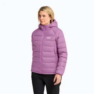 Kurtka puchowa damska Jack Wolfskin Wild Pass Down Hoody Rds vivid orchid Różowy