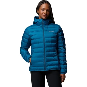 Kurtka puchowa damska Lake 22 II Down Hooded Columbia Niebieski