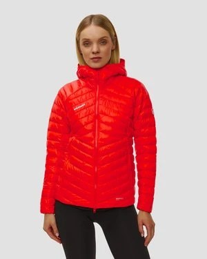 Kurtka Puchowa Damska Mammut Broad Peak In Hooded Jacket Women Czerwona