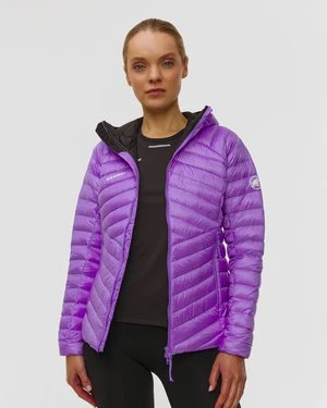 Kurtka Puchowa Damska Mammut Broad Peak In Hooded Jacket Women Fioletowa