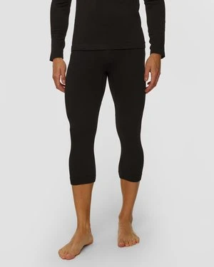 Leginsy Termoaktywne 3/4 Męskie X-bionic Mightywool Pants Czarne