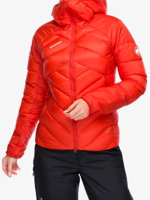 Kurtka puchowa damska Mammut Taiss IN Hooded Jacket - mammut red