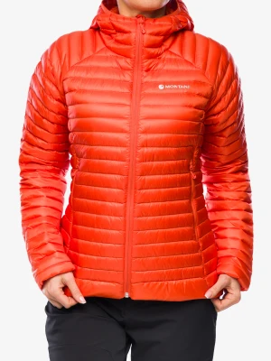 Kurtka puchowa damska Montane Anti-Freeze Lite Hoodie - tigerlily