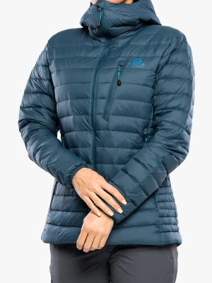 Kurtka puchowa damska Mountain Equipment Earthrise Hooded Jacket - majolica blue