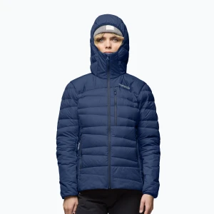 Kurtka puchowa damska NORRONA Falketind Down 750 Zip Hood indigo night Norrøna Granatowy