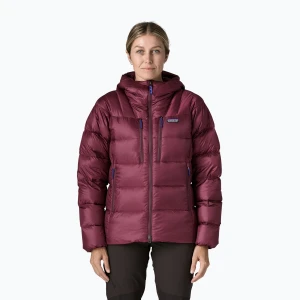 Kurtka puchowa damska Patagonia Durable Down Hoody berry fig Bordowy