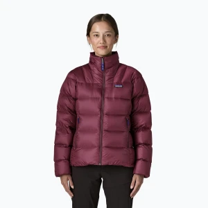 Kurtka puchowa damska Patagonia Fitz Roy Down berry fig Bordowy