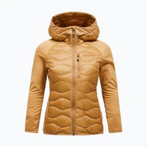 Kurtka puchowa damska Peak Performance Helium Hybrid Down Jacket Sierra Sand Brązowy