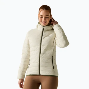 Kurtka puchowa damska Regatta Hooded Marizion lightvanilla Biały
