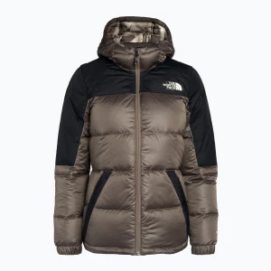 Kurtka puchowa damska The North Face Diablo Recycled Down Hoodie deep taupe/black