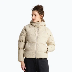Kurtka puchowa damska The North Face Hydrenalite City Down Hooded timeless taupe Beżowy