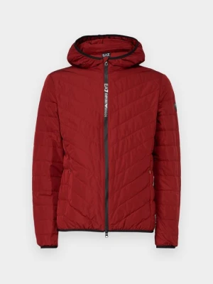 Kurtka puchowa EA7 Emporio Armani bordowy