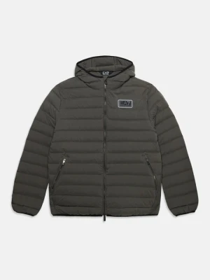 Kurtka puchowa EA7 Emporio Armani ciemnozielony