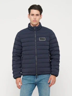 Kurtka puchowa EA7 Emporio Armani granatowy