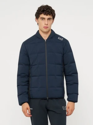 Kurtka puchowa EA7 Emporio Armani niebieski