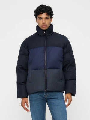 Kurtka puchowa Emporio Armani granatowy