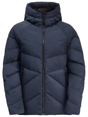 Kurtka puchowa Jack Wolfskin ciemnoniebieski