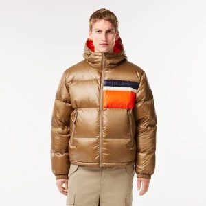 Zdjęcie produktu Kurtka puchowa Lacoste z dwustronnym akcentem kolorystycznym