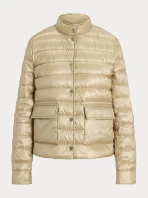 Kurtka puchowa Lauren Ralph Lauren jasnobrązowy