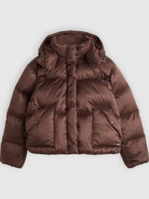 Kurtka puchowa Levi's brązowy