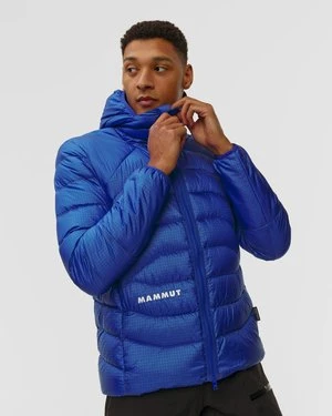 Kurtka Puchowa Męska Mammut Eiger Nordwand Light Nordwand Down In Hooded Jacket Men Niebieska