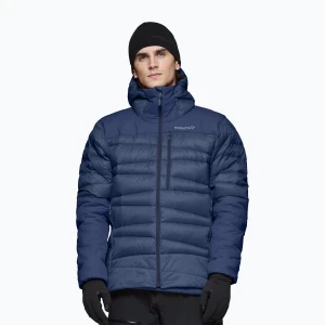 Kurtka puchowa męska NORRONA Falketind Down 750 Zip Hood indigo night Norrøna Granatowy