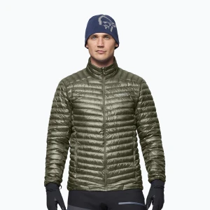Kurtka puchowa męska Norrona Trollveggen Down800 Super Light Deep Lichen Green Norrøna