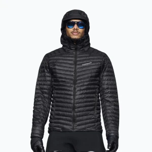 Kurtka puchowa męska Norrona Trollveggen Down800 Super Light Hood Caviar Black Norrøna