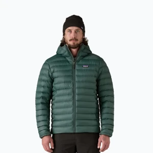 Kurtka puchowa męska Patagonia Down Sweater Hoody cascade green