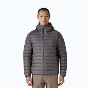 Kurtka puchowa męska Patagonia Down Sweater Hoody forge grey w/forge grey