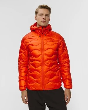 Kurtka Puchowa Męska Peak Performance Helium Down Hood Jacket Men Pomarańczowa
