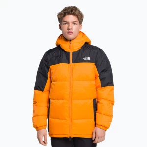 Kurtka puchowa męska The North Face Diablo Down Hoodie cone orange/black