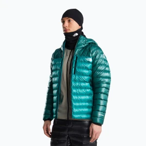 Kurtka puchowa męska The North Face Summit Breithorn Hoodie restorative tea Niebieski