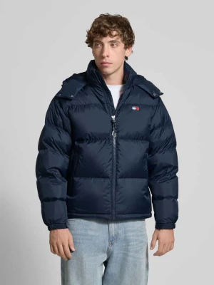 Kurtka puchowa o kroju regular fit model ‘ALASKA’ Tommy Jeans Śliwkowy