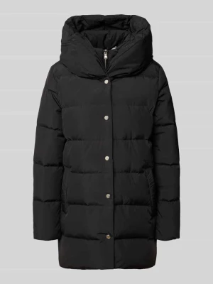 kurtka puchowa o kroju regular fit z kapturem Lauren Ralph Lauren Czarny