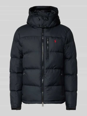 kurtka puchowa o kroju regular fit z wyhaftowanym logo Polo Ralph Lauren Czarny