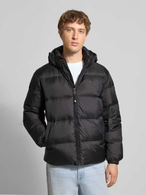 Kurtka puchowa o kroju regular fit z wyhaftowanym logo Tommy Jeans