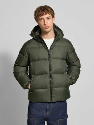 Kurtka puchowa o kroju regular fit z wyhaftowanym logo Tommy Jeans