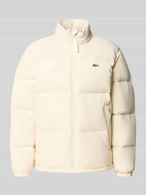 Kurtka puchowa o kroju regular fit ze stójką i zintegrowanym kapturem Lacoste